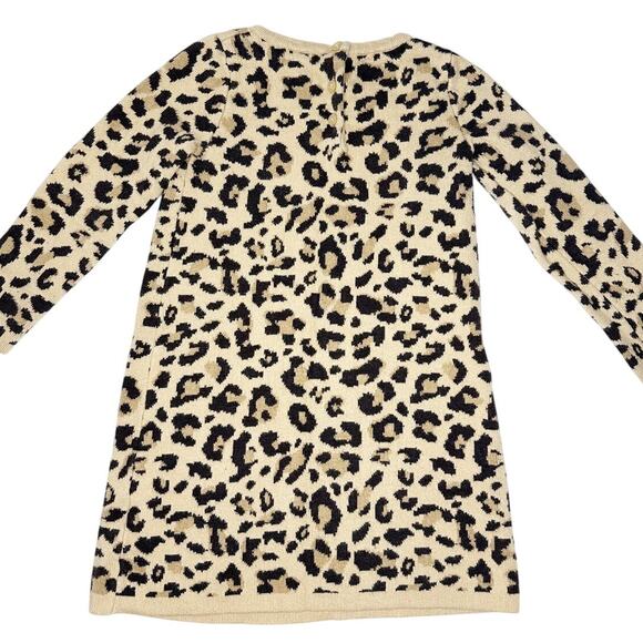 Janie and Jack Leopard Print Sweater Dress Size 3 - Picture 5 of 7